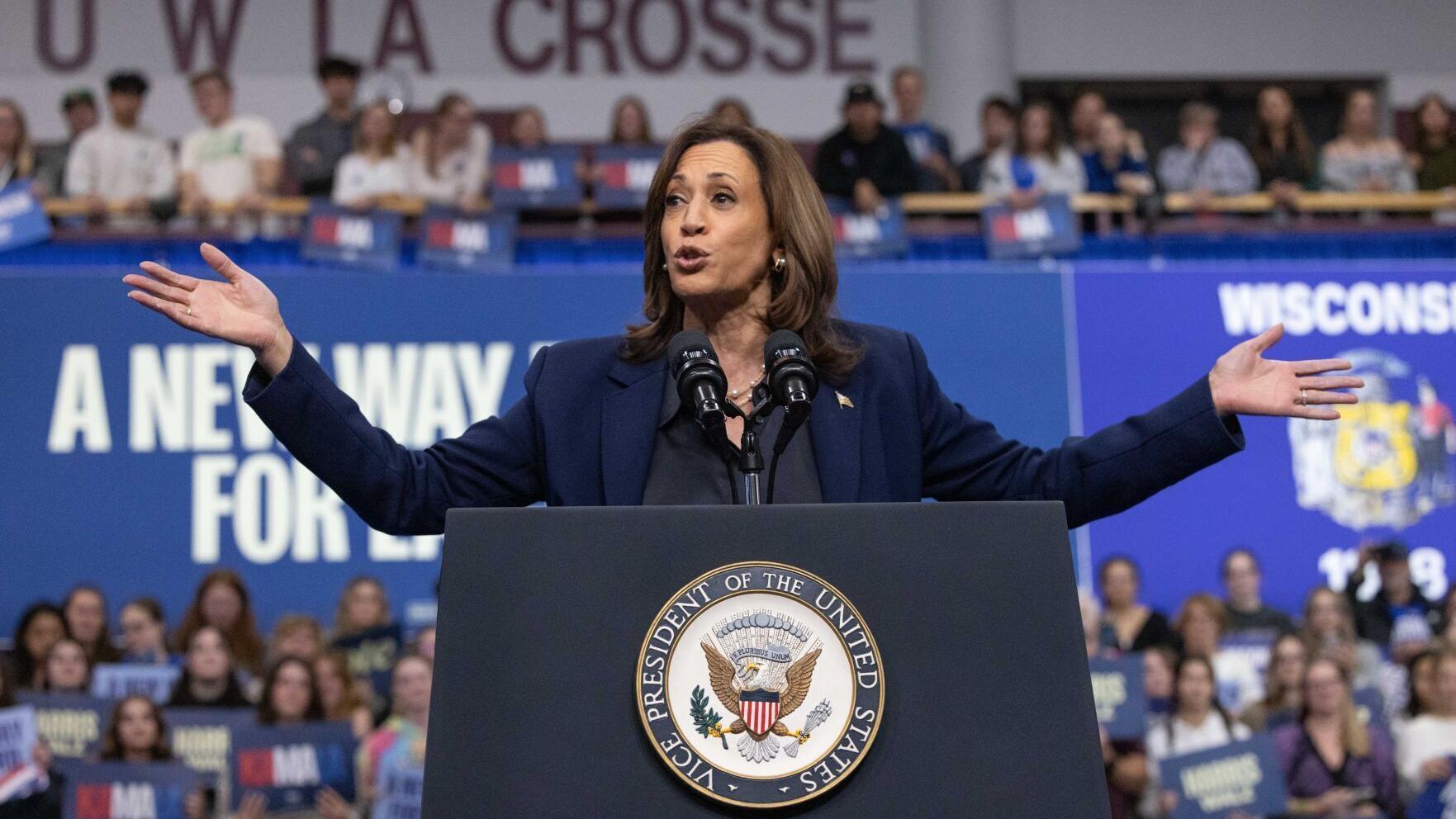 ‘We cannot go back’: Harris rallies critical young voters during UW-La Crosse appearance